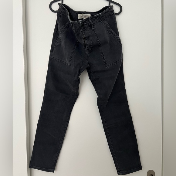 THE GREAT. Pants - Black Corduroy Pants - Skinny - US 28